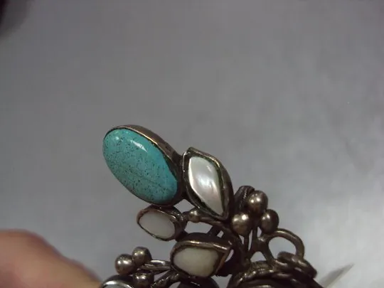 Бижутерия набор подвеска кулон и кольцо 17,5 размер листья мнц №11834 Характеристики