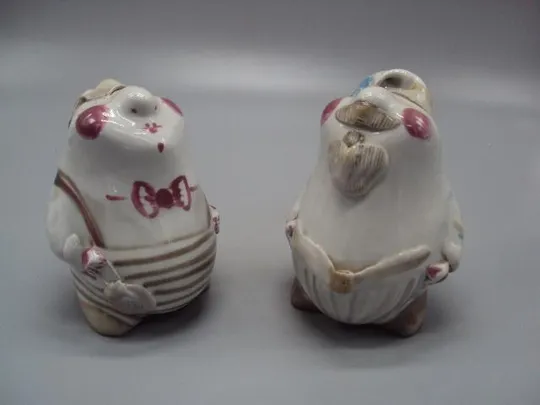 Фигура фарфор статуэка Полонное ЗХК авторские гномы поварята пара лот 2 шт высота 10,5 см №14475 Ціна