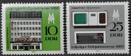 фото, ГДР Выставка в Лейпциге Компьютер 1983