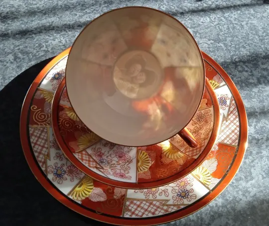 Сервіз на дві персони Дві Гейші порцеляна літофанія Японія Yf 04 З аукціону