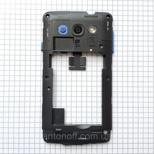 Середній корпус LG X135 X145 L60 з динаміком оригінал з розборки Синій Ціна