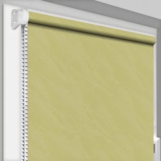 Рулонная штора Rolets Вода 1-2072-600 60x170 см открытого типа Горчичная Ціна