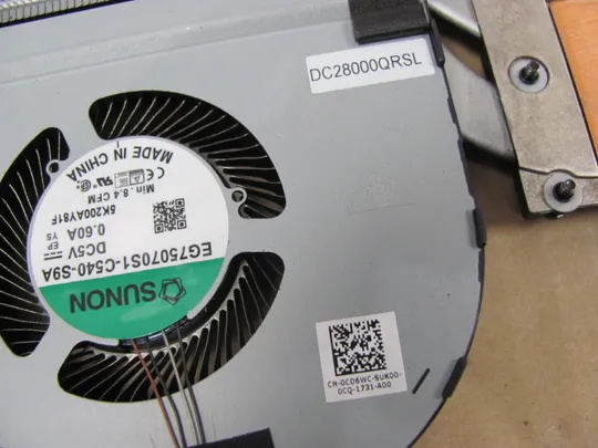 718-3 система охолодження 0CD6WC 0M06D7  для Dell Precision  7550 m7550 7560  оригінал Недорого