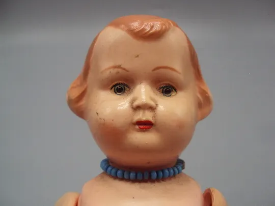 Кукла пупсик целлулоид Чехословакия клеймо Technoplast Czechoslovakia куколка пупс 22 см №15634 З аукціону