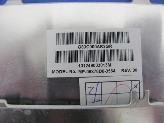 №242-22 клавіатура робоча G83C000AR2GR для TOSHIBA Tecra A11 оригінал Де купити