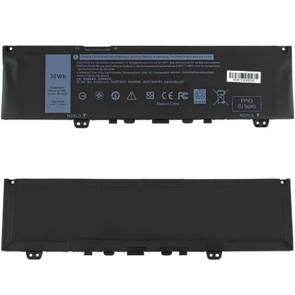 фото, Батарея для ноутбука DELL F62G0 (Inspiron 13 5370, 7370, 7386) 11.4V 3166mAh 38Wh Black