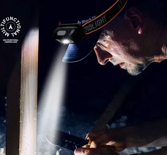 Налобний ліхтарик з інфрачервоним датчиком руху + вбудований акумулятор Де купити