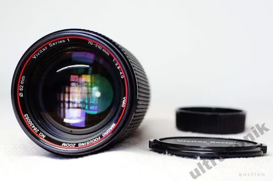 Об&#039;єктив Pentax-A Vivitar Series 1 VMC 70-210mm/2.8 Macro Ф62mm Вживане Ціна