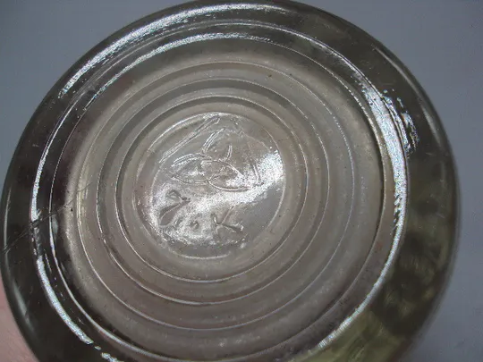 Стакан граненый маленковский стекло ссср клеймо трикветр 7К трилистник 9,8 см, диам.7,3см №15710 Недорого