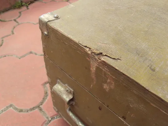 Армейский ящик 1990 год ссср дерево размер 22,2 х 72,2 х 24 см №15909 Недорого