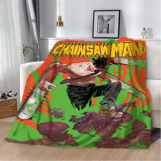 Плед 3D Человек бензопила №1 20222497_B 12397 135х160 см Ціна