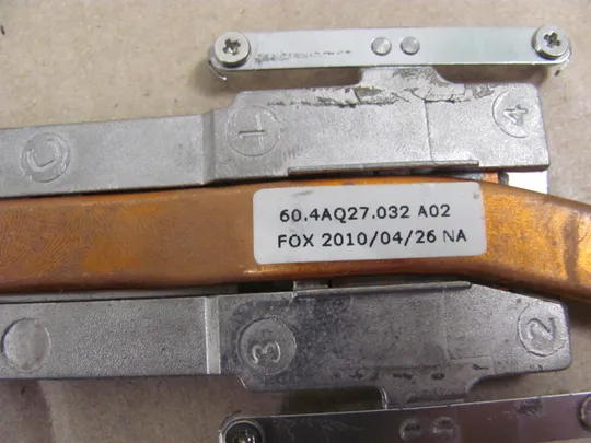 367-43 термотрубка охолодження 0K364N  60.4AQ27.032 для Dell Inspiron 1545 оригінал Продаж