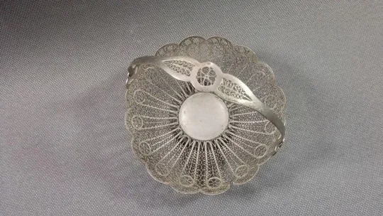 Скань ваза корзинка мельхиор советский БУ с дефектом Продаж