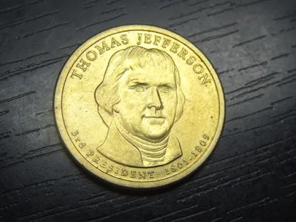 фото, 1 долар 2007 P США Томас Джефферсон