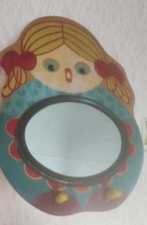 Винтажное детское зеркало для ванной СССР, 1989 г.  tr847 Ціна