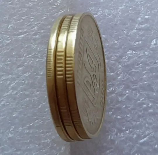 (2718) 50 копійок 1992 1АЕм, 1АЕк, 1АЕс в хорошому стані - 3 монети одним лотом (50 копеек 1992) Продаж