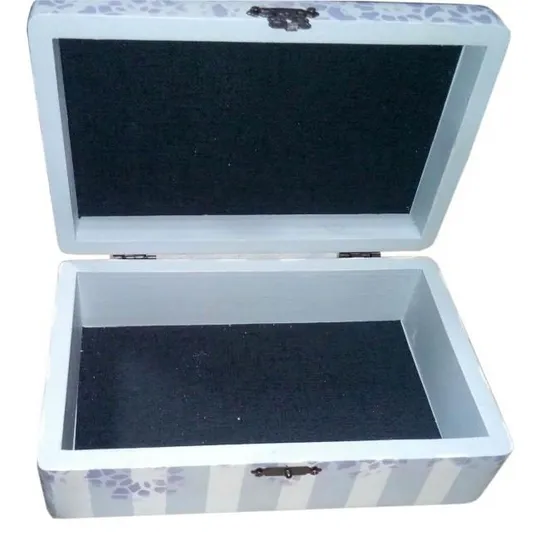 Купити Шкатулка прямоугольная из дерева расписная 20,5*12,5*8см Лаванда