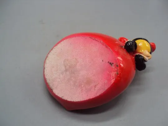 Настольная подставка для украшений пчела и сердечко пчелка с сердцем пластик высота 7,3 см №11597 Характеристики