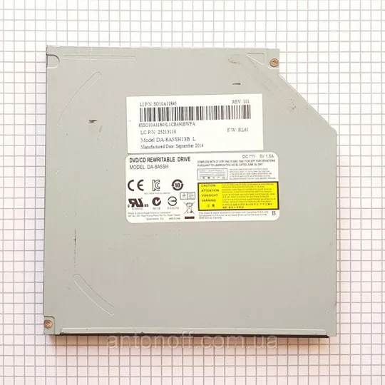 DVD-RW привід Philips DA-8A5SH / Lenovo B50-45 (9.5мм) для ноутбука оригінал з розборки Ціна