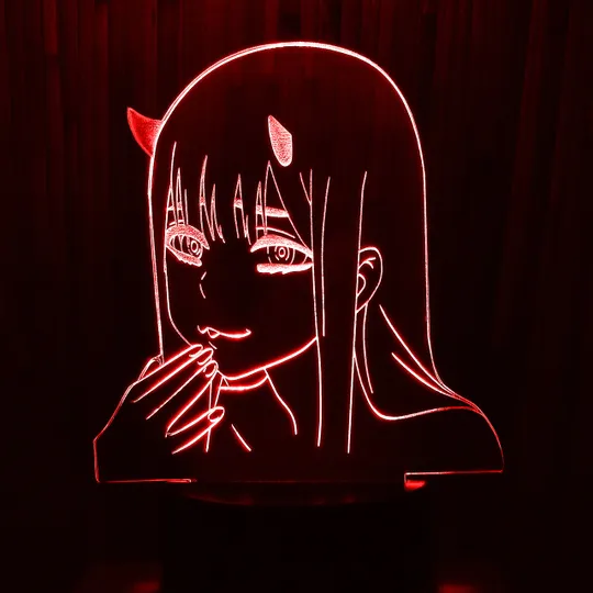 Акриловий світильник-нічник Зеро Ту червоний tty-n000315 Ціна