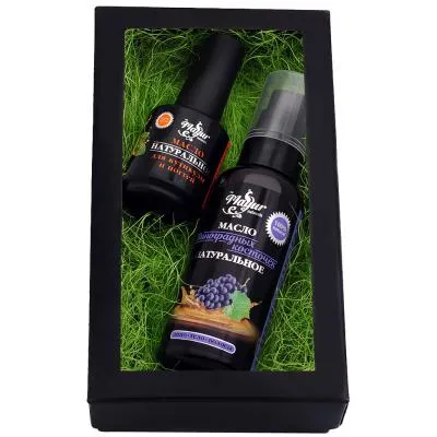 Набор косметики Mayur Масло виноградных косточек 50 мл + Масло для кутикулы 15 мл (2200160407079) Ціна