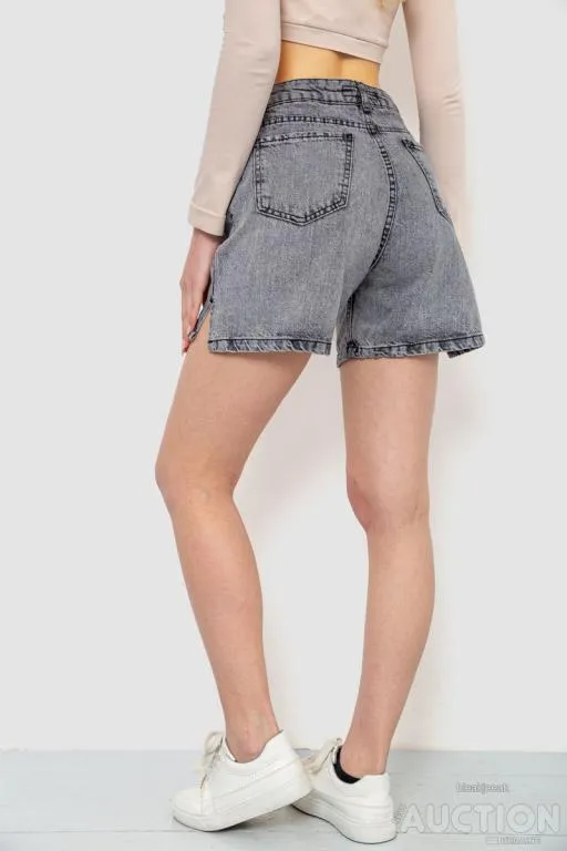 Шорты джинсовые женские, цвет серый, 244R00501 Продаж