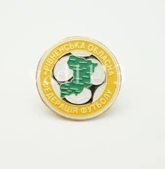 фото, Футбол. значок  Федерация футбола Ровенской области,   Украина.