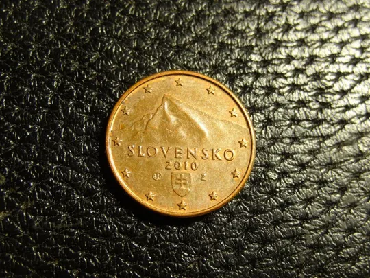 1 євроцент 2010 Словаччина Ціна