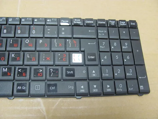 номер0968-7 клавіатура V118562AK4 0KNB0-6212GE00 для ASUS R510 R510C R510J R510L X550C X550L оригінал З аукціону