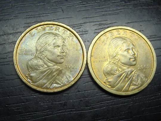 1 долар 2001 США (два різновиди) Ціна