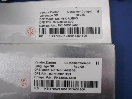 №159-8 клавіатура робоча PK130C91108 9Z.N3M82.B0G для E732G 5542 E1-531 7740 5728G 5250 5745 5742 7535 оригінал Інтернет-аукціон