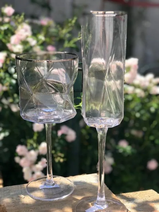 Купити Бокал для шампанского OLens Прозрачная Геометрия OLGS1001 200 мл