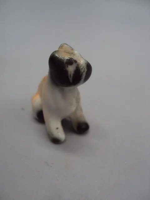 Фигура фарфор статуэтка миниатюра Германия собака щенок собачка бульдог высота 3,1 см №35 Де купити
