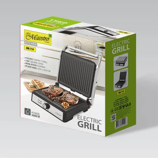 Гриль контактный Maestro MR-719 2000 Вт Продаж
