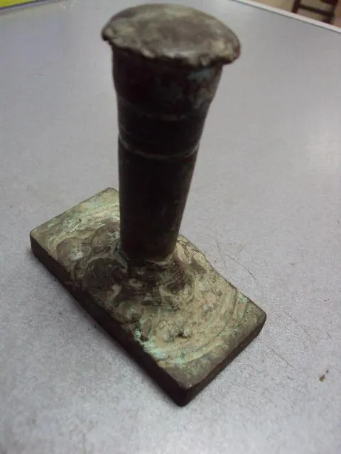 Печать прикладная Черновицкий Химзавод Мыло хозяйственное 60% ГОСТ 1955г. бронза 9,7х5 х11 см №11473 Продаж