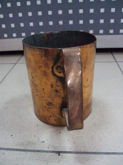 Кружка медь высота 12,5 см, диаметр 10,8 см (№525) №11394 З аукціону