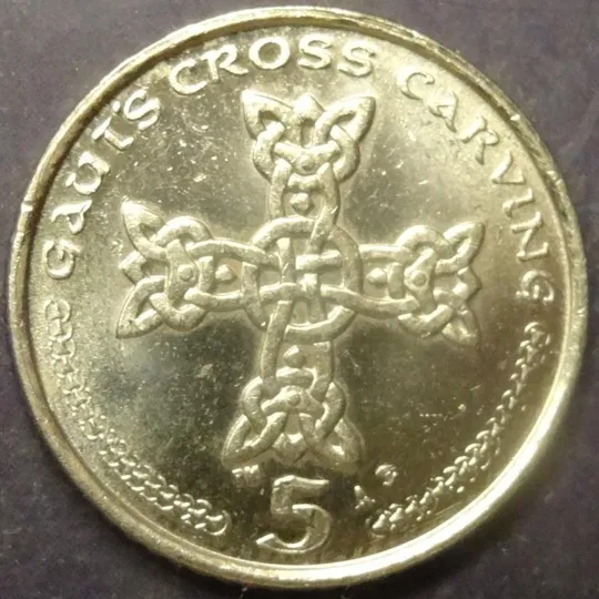 5 пенсів 2002 AE Мен Ціна