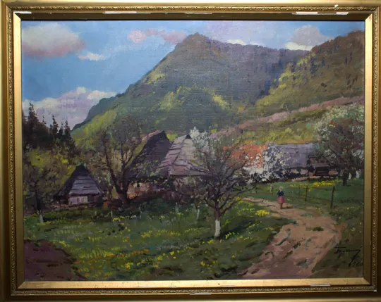 Нар. худ.СССР Бокшай Й.Й. (1891-1975) х.м. раз. 67х 87.5 см. 1960 г. Академик худ. СССР. также много другого. Ціна