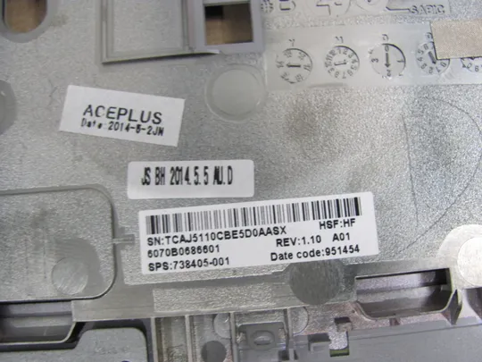 548-3  Кришка панель палмрест та тачпад 6070B0686601 для HP PROBOOK 640 G1 оригінал Торговий майданчик