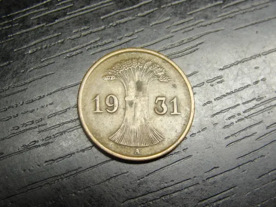 1 рейхспфеніг Німеччина 1931 A Ціна