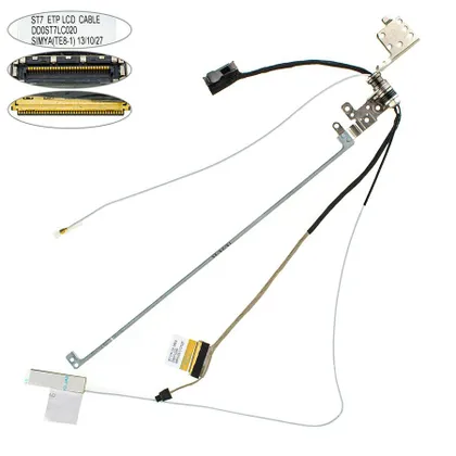 фото, Шлейф для ноутбука Lenovo (IdeaPad: Flex 15D, FLEX 15) + петля ліва LED (DD0ST7LC020)