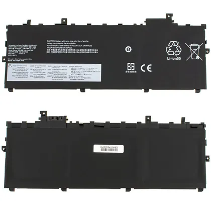 фото, Батарея для ноутбука LENOVO 01AV429 (ThinkPad X1 Carbon 5th Gen, X1 Carbon G6) 11.58V 4920mAh 57Wh Black