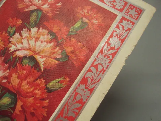 Открытка С праздником октября! цветы гвоздики художник В. Пономарев 1975 год №16083 Де купити