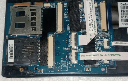 Верхня частина корпуса (палмрест) з ноутбука SONY Vaio PCG-41214M VPCSB 024-0023-8024-A 9Z.N6BLF.001 З аукціону