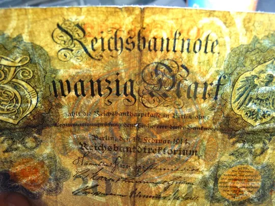 20 марок Німеччина 1914 (літера L) З аукціону