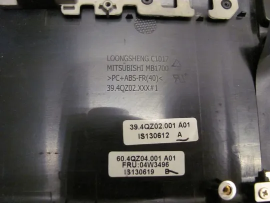 537-4 Кришка панель палмрест тачпад 60.4QZ04.001 04W3496 для LENOVO T430s T430Si оригінал Характеристики