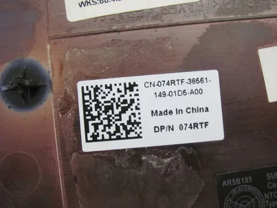 355-17 сервісна кришка 074RTF для DELL Inspiron 15R N5110 M5110 Оригінал З аукціону