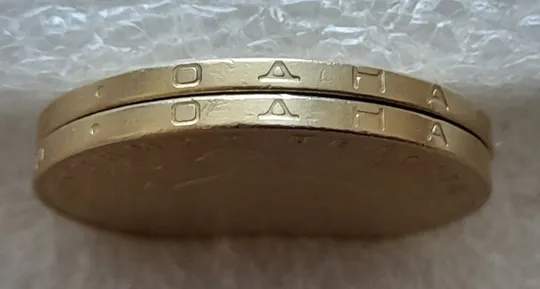 (8210) 1 гривня 2010 1БА1, 1БА2 - 2 монети одним лотом (1 гривна 2010) З аукціону