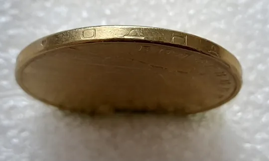 (5140) 1 гривня 2006 "крокодил" на аверсі (різновид браку) (1 гривна 2006 брак) Недорого