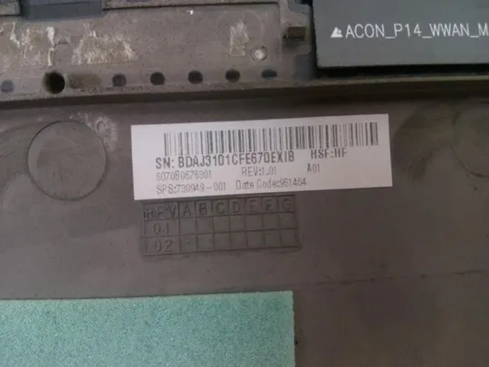 369-32 кришка матриці 6070B0676301 730949-001 для HP 840 740 745 G1 G2 оригінал Продаж